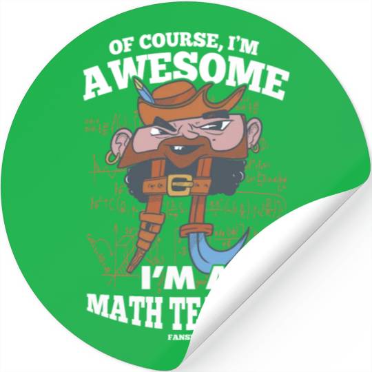 Mathematics math mathematician math teacher gift Stickers