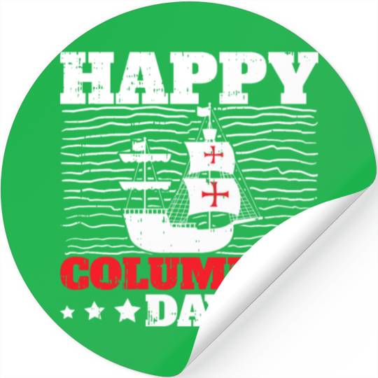 Columbus Day Italian Pride Stickers