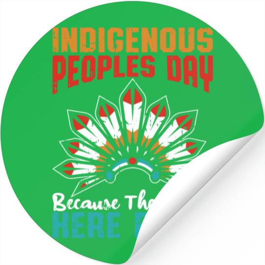 Anti Columbus Day Stickers