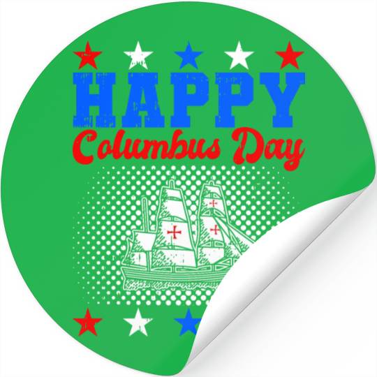 Columbus Day Italian Pride Stickers