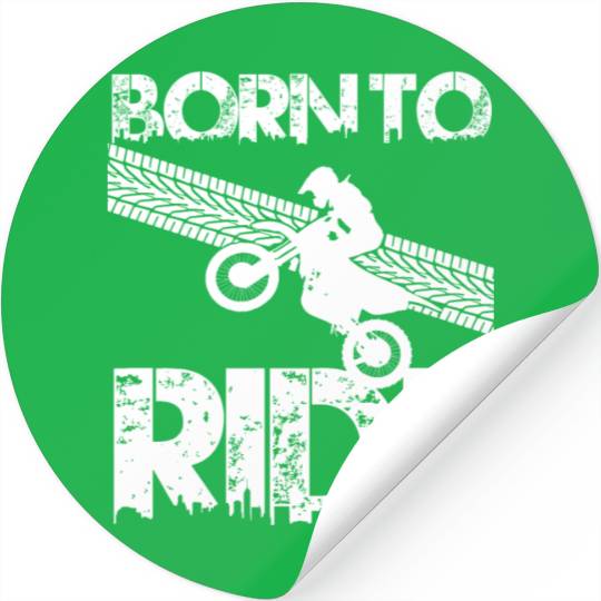 motorcycle riding Stickers summer badass born to ride