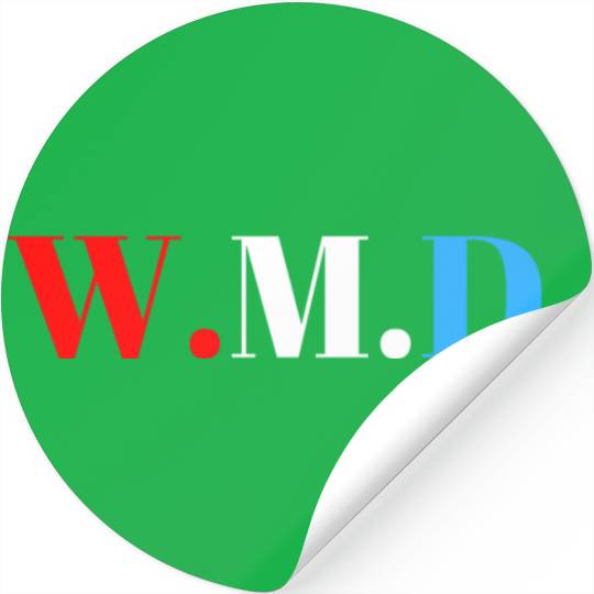WMD (Red, White and Blue Pro USA version) Stickers