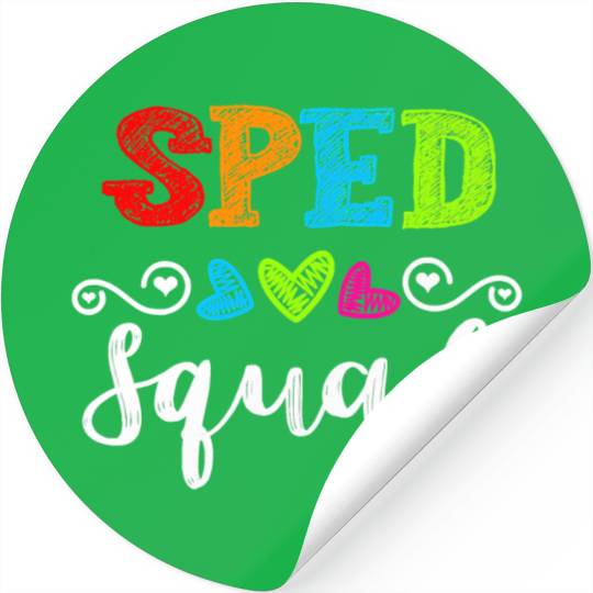 Back To School Team Gift For Special Ed Teacher Stickers