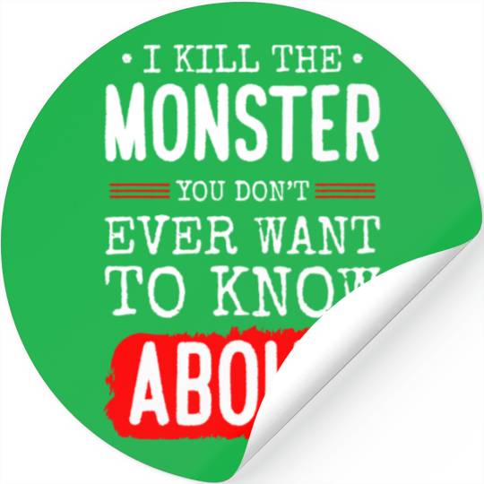 Evil Cute Little Sister Brother Stickers