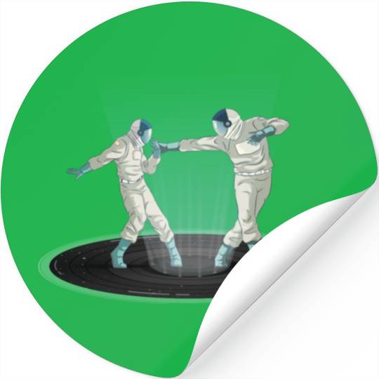 Dancing Astronauts Stickers