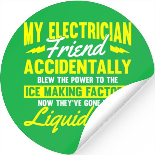 Electrician Electrical Engineer Lineman Stickers