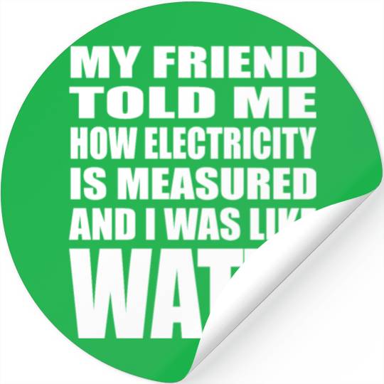 Electrician Electrical Engineer Lineman Stickers
