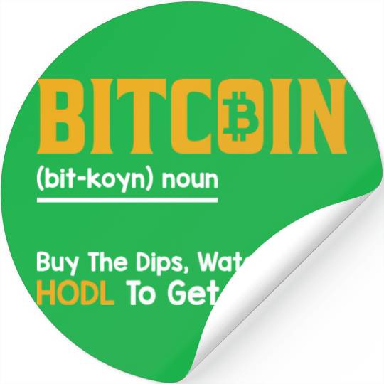 Funny Bitcoin Cryptocurrency Stickers