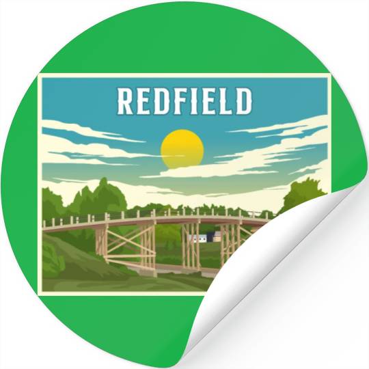 Redfield Historic James Street Bridge Stickers