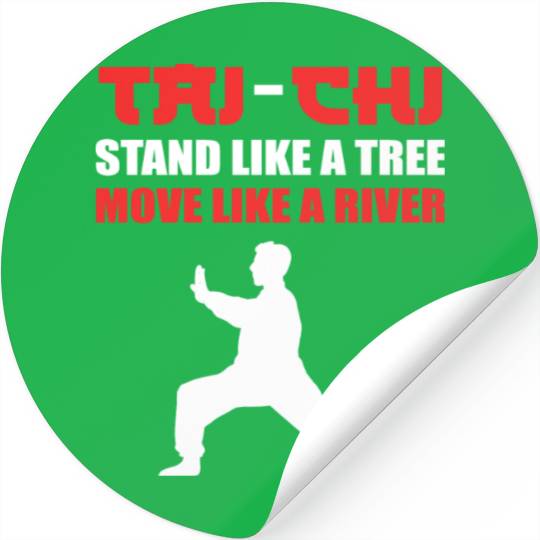 Stand Like Tree Tai Chi Master Gift Stickers