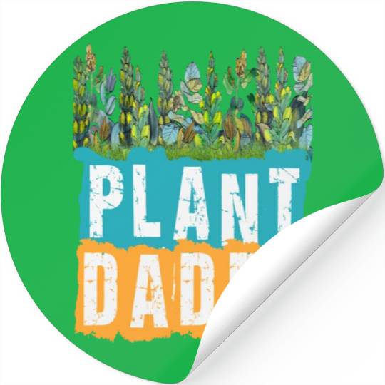 Fathers Day Gardener Plant Daddy Stickers