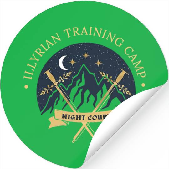ACOTAR Illyrian Training Camp Camping Lover Stickers
