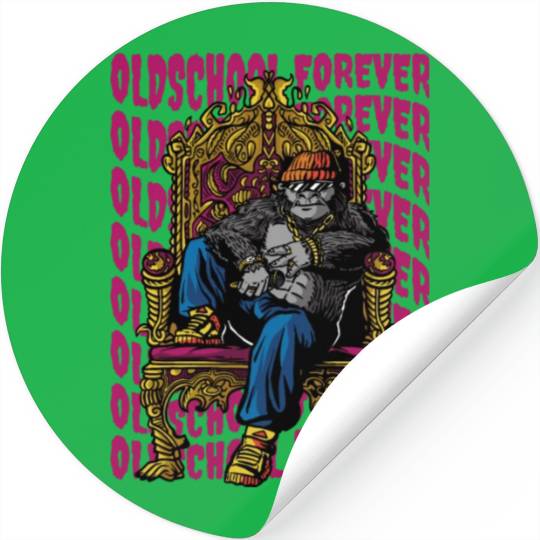 Old School Forever Old School Forever gift inspira Stickers