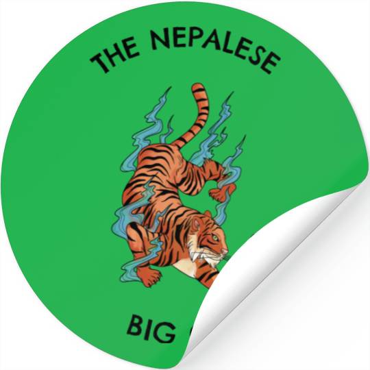 The Nepalese Big Cat. Stickers