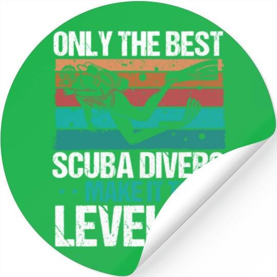 53 Scuba Diving Level 53 Year Diver Snorkeling Stickers