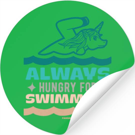 To swim Stickers