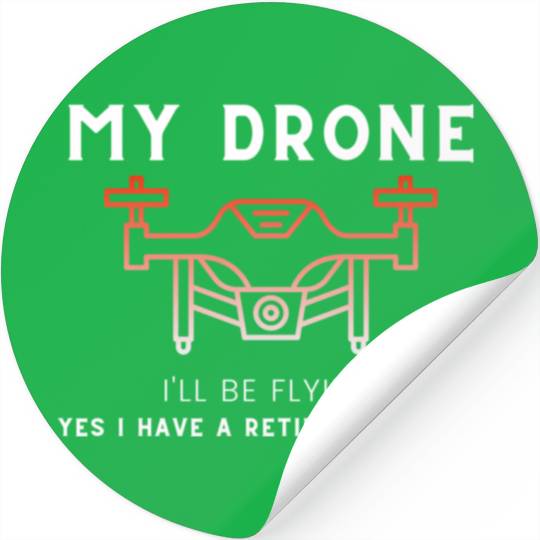 A gift for drone lovers Stickers