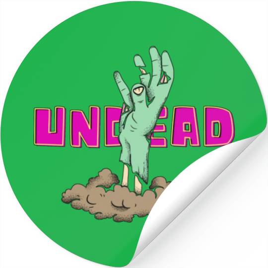undead zombie punk Goth Horror Stickers