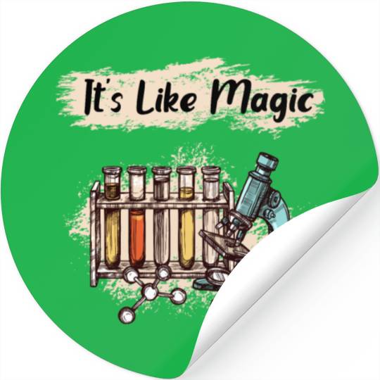 Science it's like magic, back to school Stickers