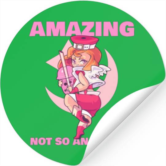 ANIME GIRL - AMAZING NOT SO ANGEL GIRL Stickers