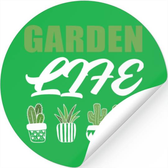 Garden Life Landscape-gardener Gift Stickers