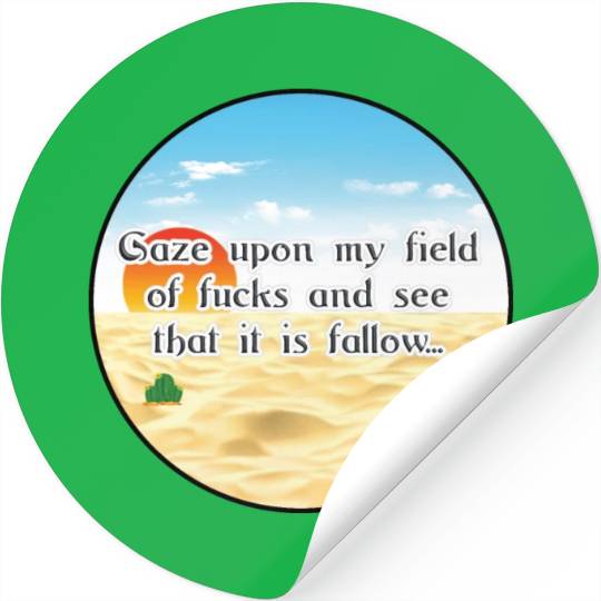No Fucks Given I Dont Care Fuck Off No F*cks Cacti Stickers