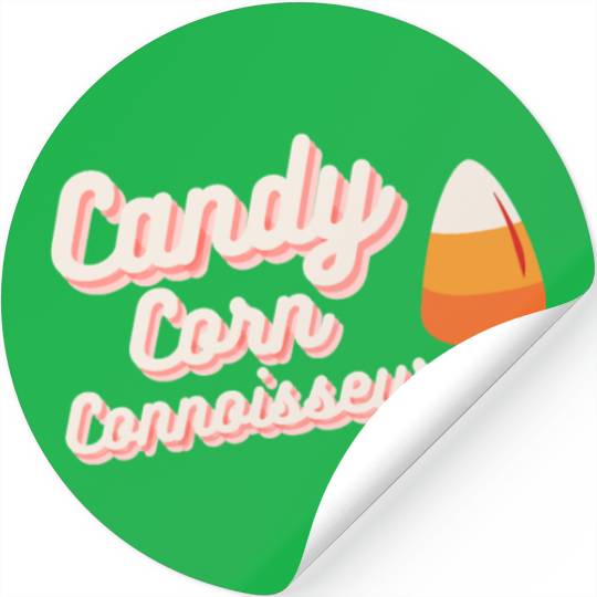 Candy Corn Connoisseur Stickers