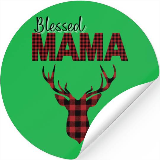 Blessed Mama. Stickers