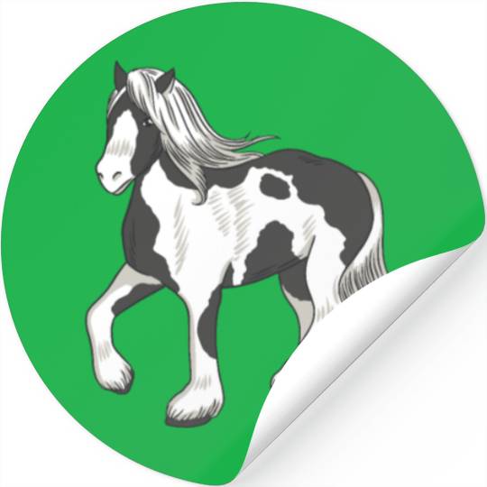 Irish Tinker Horse Stickers