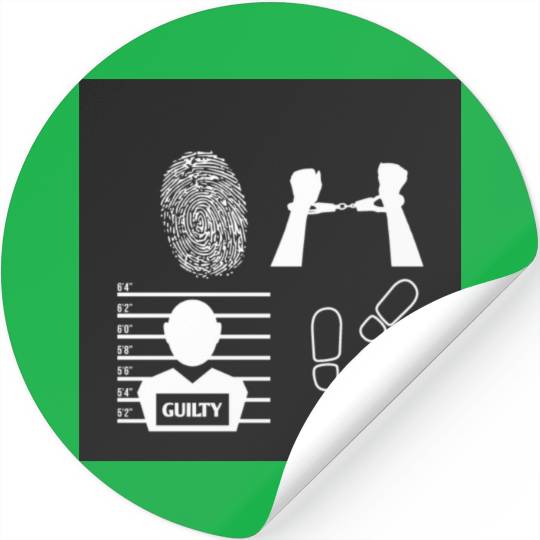 Crime Issues Stickers