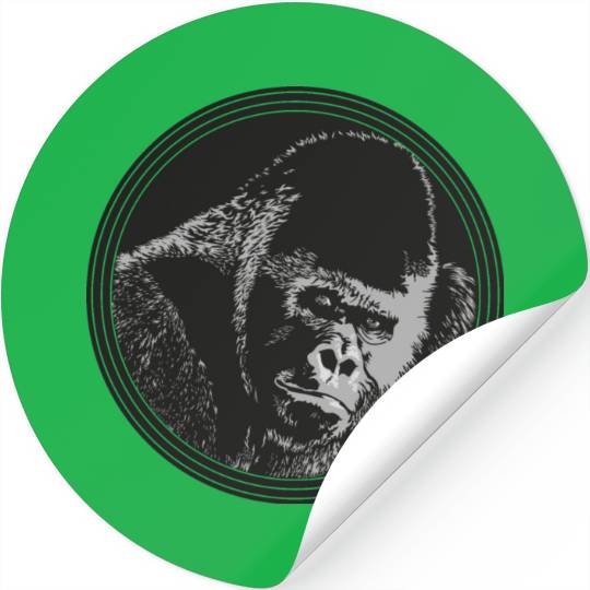 Gorilla ape Stickers