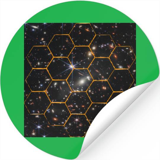 design of james webb space Stickers