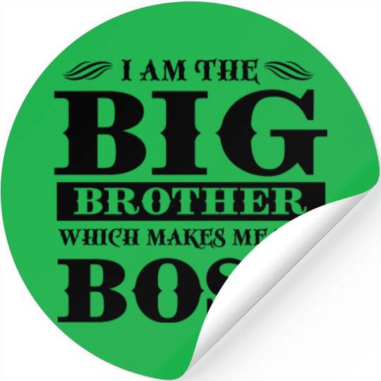 Big Brother Boss Stickers
