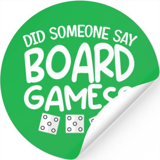 Funny Board Game Gifts For Men Women Card Gamer Stickers
