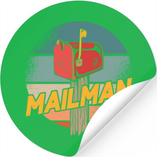 Mailman Mail Courier Postman Postal Worker Stickers