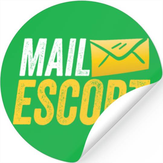 Mail Escort Postal Worker Mailman Postman Stickers