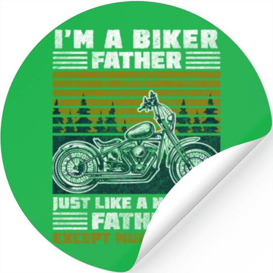 Motorbike Chopper Racing Cross Stickers