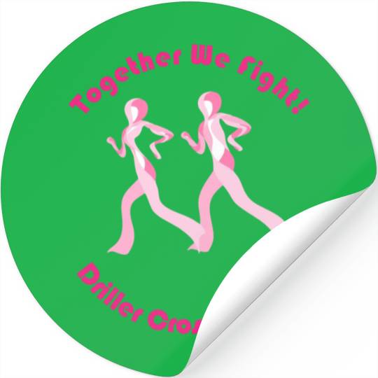 Together We Fight Driller Cross Country Stickers