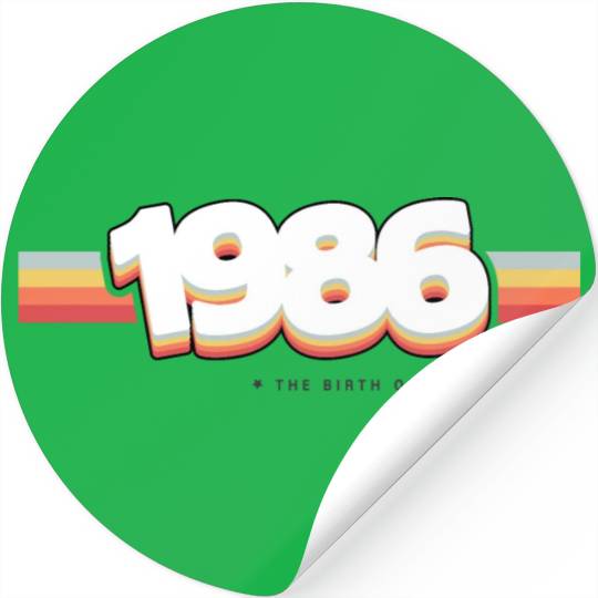 1986 the birth of legends Stickers