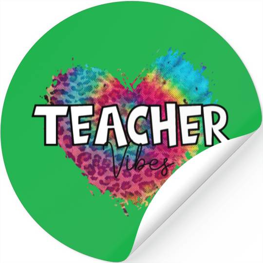 Teacher, Heart Stickers