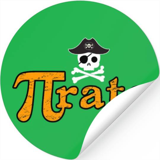 Math Pirate Stickers Pi Day Stickers