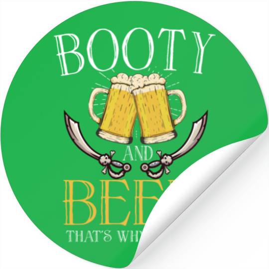 Beer Lover Pirate Pirate Ship Pirate Captain Stickers