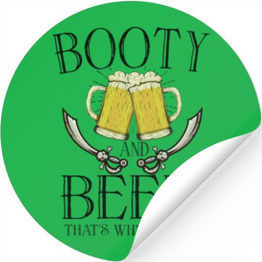 Beer Lover Pirate Pirate Ship Pirate Captain Stickers