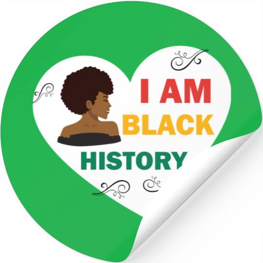 I'M Black History Stickers