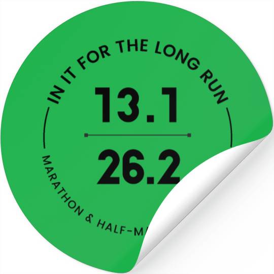Marathon and Half-Marathon Training Stickers
