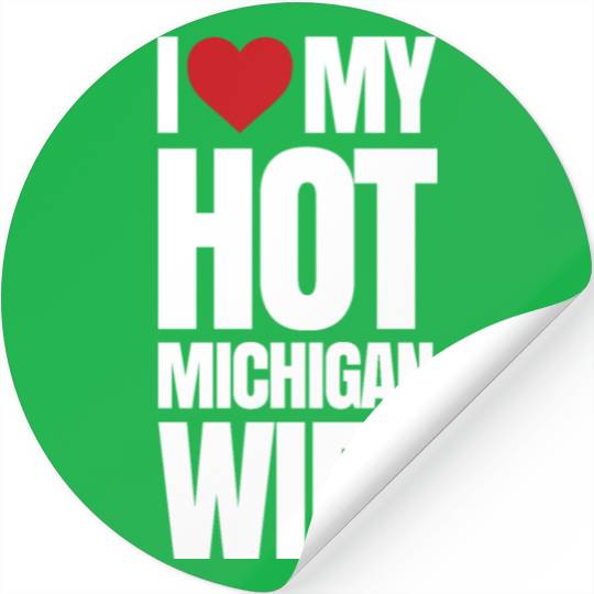 Michigan Wife Gift Stickers