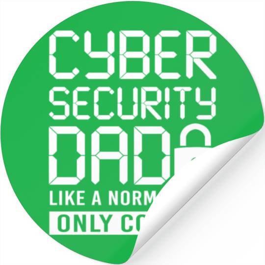 Cyber Security Dad Stickers