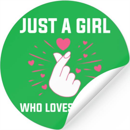 Just A Girl Who Loves k-pop, korean pop music Stickers