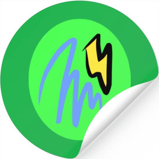 Tornado and Thunder design Stickers