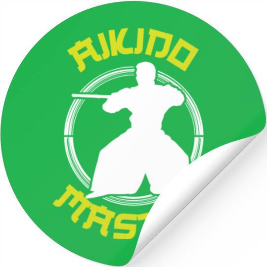Aikido Master Martial Arts Training Fighter Lover Stickers